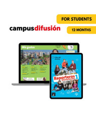 Reporteros internacionales 1 : Livre et cahier numériques Campus Difusión (12 mois) – Élève