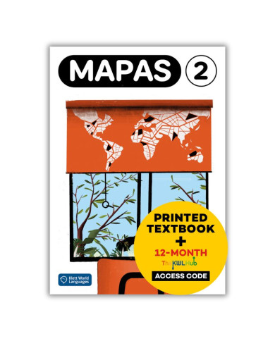 Mapas 2: Édition hybride – The KWL Hub – Livre de l’élève (12 mois)