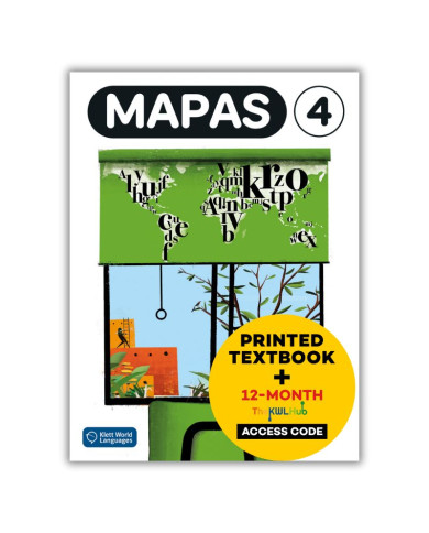 Mapas 4: Édition hybride – The KWL Hub – Livre de l’élève (12 mois)