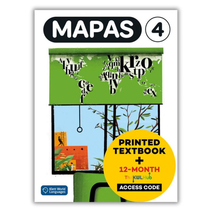 Mapas 4: Édition hybride – The KWL Hub – Livre de l’élève (12 mois)
