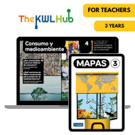 Mapas 3: Livre numérique The KWL Hub (3 ans) – Professeur