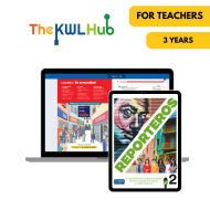 Reporteros 2: Livre numérique The KWL Hub (3 ans) – Professeur (éd. canadienne)