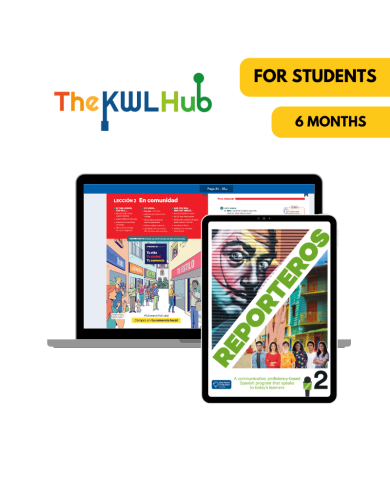 Reporteros 2: Livre numérique The KWL Hub (6 mois) – Élève