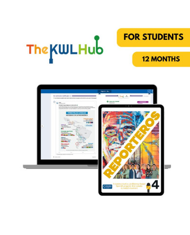 Reporteros 4: 12-Month The Spanish Hub for Students (The KWL Hub)
