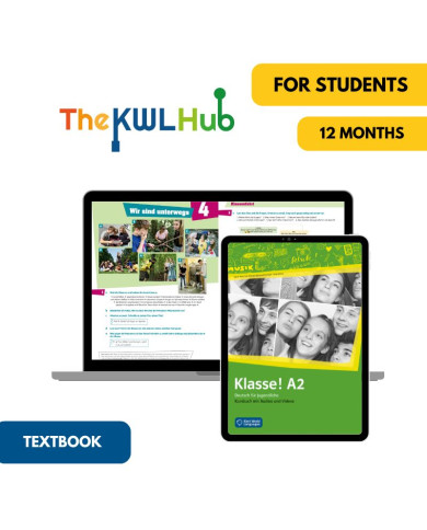 Klasse! A2: 12-Month My German Hub Textbook for Students (The KWL Hub)