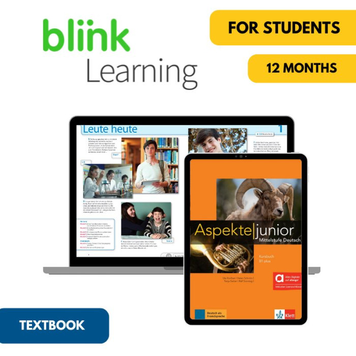 Aspekte junior B1+: 12-Month Online Textbook for Students Aspekte junior B1+: 12-Month Online Textbook for Students