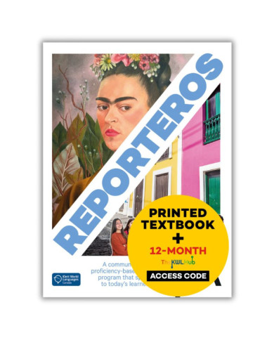 Reporteros 1A: Édition hybride – The KWL Hub – Livre de l’élève (12 mois)