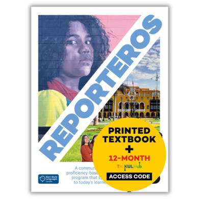 Reporteros 1B: Édition hybride – The KWL Hub – Livre de l’élève (12 mois)