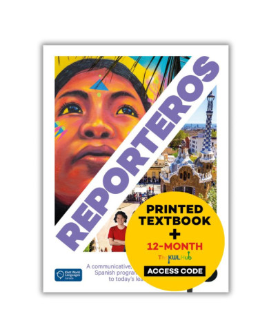 Reporteros 3: Édition hybride – The KWL Hub – Livre de l’élève (12 mois)