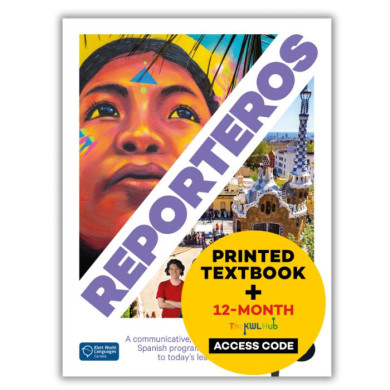 Reporteros 3: Édition hybride – The KWL Hub – Livre de l’élève (12 mois)
