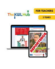 Reporteros 1: Livre numérique The KWL Hub (3 ans) – Professeur (éd. canadienne)