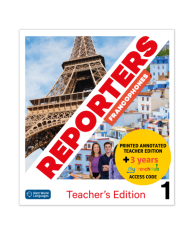 Reporters francophones 1: 3-Year Teacher Bundle (The KWL Hub) Reporters francophones 1: 3-Year Teacher Bundle (The KWL Hub)