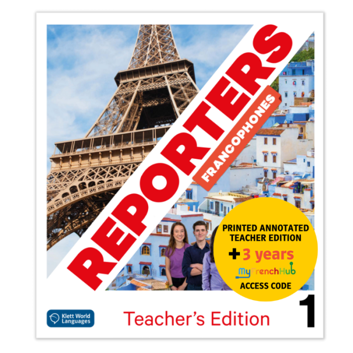 Reporters francophones 1: 3-Year Teacher Bundle (The KWL Hub) Reporters francophones 1: 3-Year Teacher Bundle (The KWL Hub)