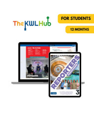 Reporters francophones 3: Livre numérique The KWL Hub (12 mois) – Élève (éd. canadienne)