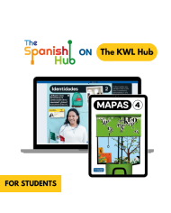 Mapas 4: Livre numérique The KWL Hub (12 mois) – Élève
