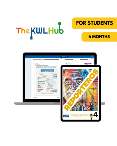 Reporteros 4: Livre numérique The KWL Hub (6 mois) – Élève