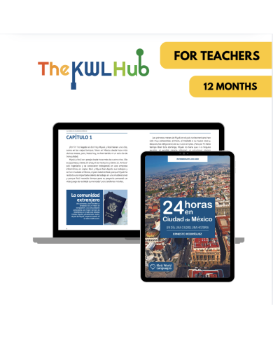 24 horas en Ciudad de México: Livre numérique The KWL Hub (12 mois) – Professeur