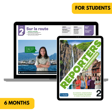 Reporters francophones 2: 6-Month The KWL Hub for Students (Canadian Ed.)