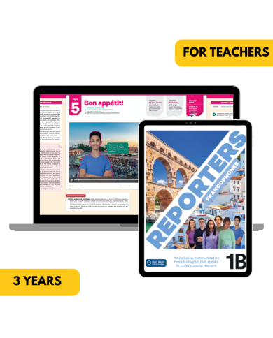 copy of Reporters francophones 1 6-Month My French Hub for Students