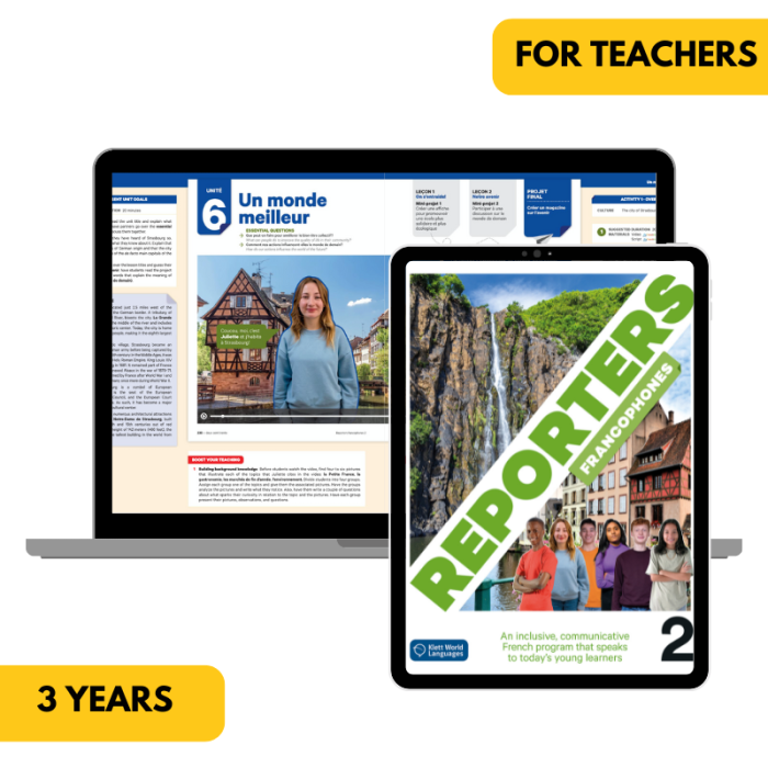 Reporters francophones 2: 3-Year The KWL Hub for Teachers (Canadian Ed.) Reporters francophones 2: 3-Year The KWL Hub for Teachers (Canadian Ed.)