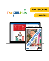 Reporteros 1B: Livre numérique The KWL Hub (12 mois) – Professeur (éd. canadienne)