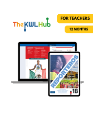 Reporteros 1A: Livre numérique The KWL Hub (12 mois) – Professeur (éd. canadienne)