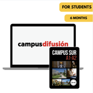 Campus Sur A1-A2: Livre numérique Campus Difusión (6 mois) – Élève