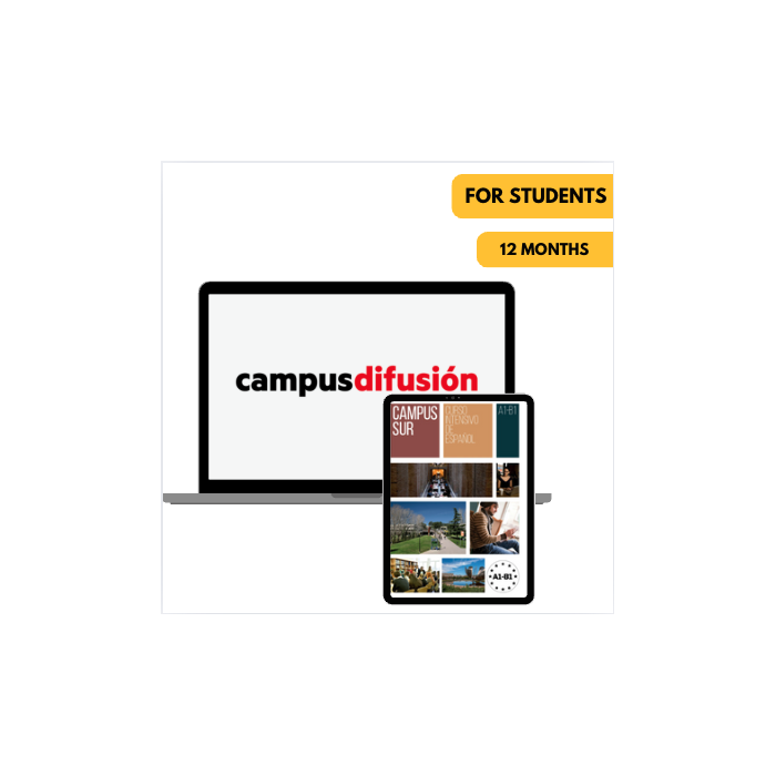 Campus Sur A1-B1: 12-Month Campus Difusión for Students