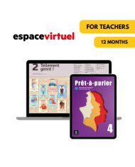 copy of Prêt-à-parler 3 – Livre et cahier numériques (12 mois) – Élève