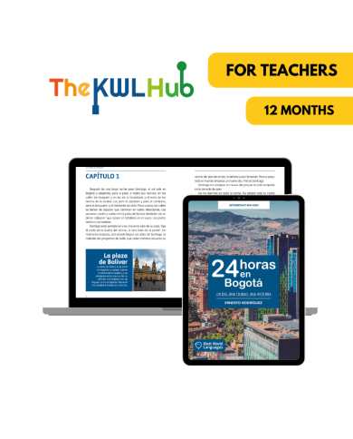24 horas en Bogotá: Livre numérique The KWL Hub (12 mois) – Professeur