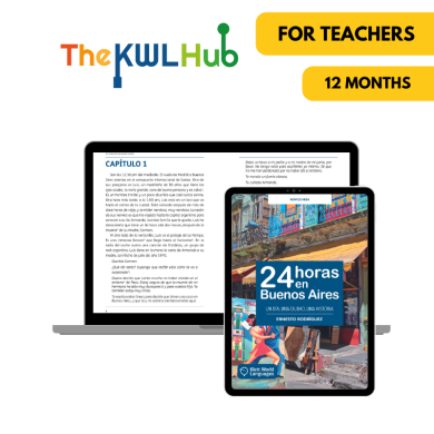24 horas en Buenos Aires: Livre numérique The KWL Hub (12 mois) – Professeur