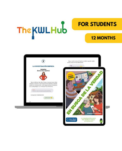 Historias extraordinarias: Livre numérique The KWL Hub (12 mois) – Élève