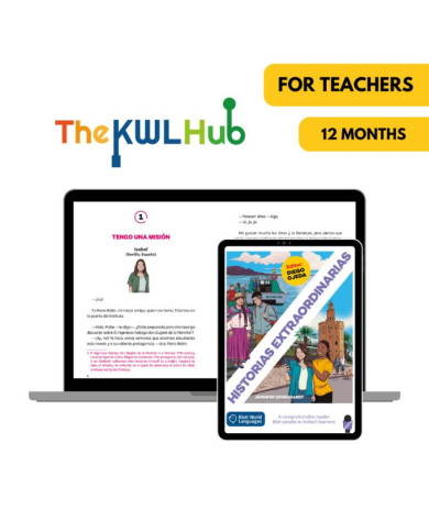 Historias extraordinarias: Livre numérique The KWL Hub (12 mois) – Professeur