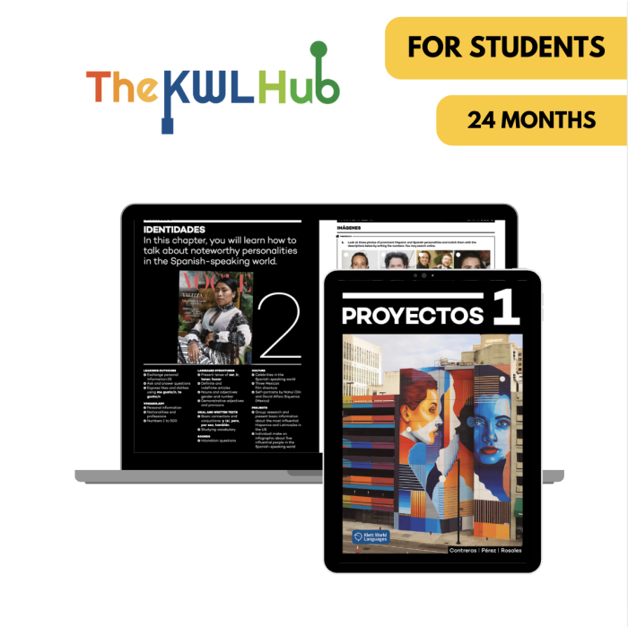 Proyectos 1: 24-Month The KWL Hub for Students