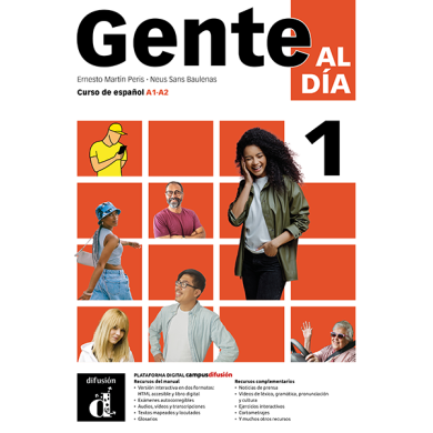 Gente al día 1: Édition hybride – Campus Difusión – Livre de l’élève (12 mois)
