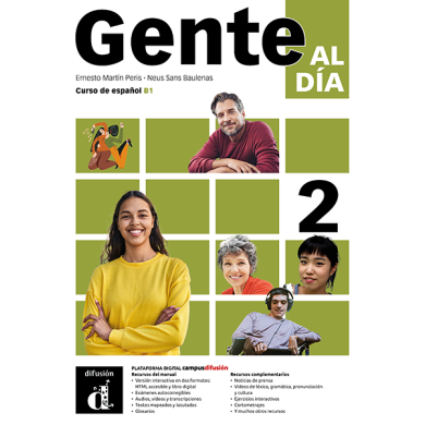 Gente al día 2: Édition hybride – Campus Difusión – Livre de l’élève (12 mois)