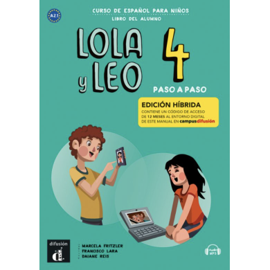 Lola y Leo paso a paso 4: Édition hybride – Campus Difusión – Livre de l’élève (12 mois)