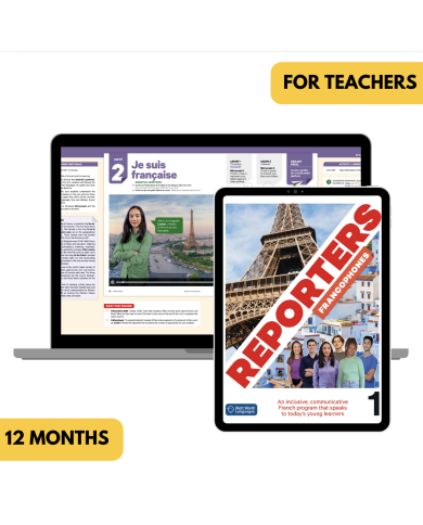 Reporters francophones 1: 12-Month The KWL Hub for Teachers (Canadian Ed.)