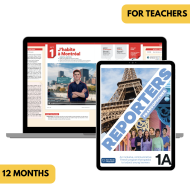 Reporters francophones 1A: 12-Month The KWL Hub for Teachers (Canadian Ed.) Reporters francophones 1A: 12-Month The KWL Hub for Teachers (Canadian Ed.)