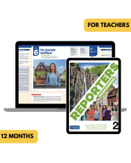 Reporters francophones 1B: 12-Month The KWL Hub for Teachers (Canadian Ed.) Reporters francophones 1B: 12-Month The KWL Hub for Teachers (Canadian Ed.)