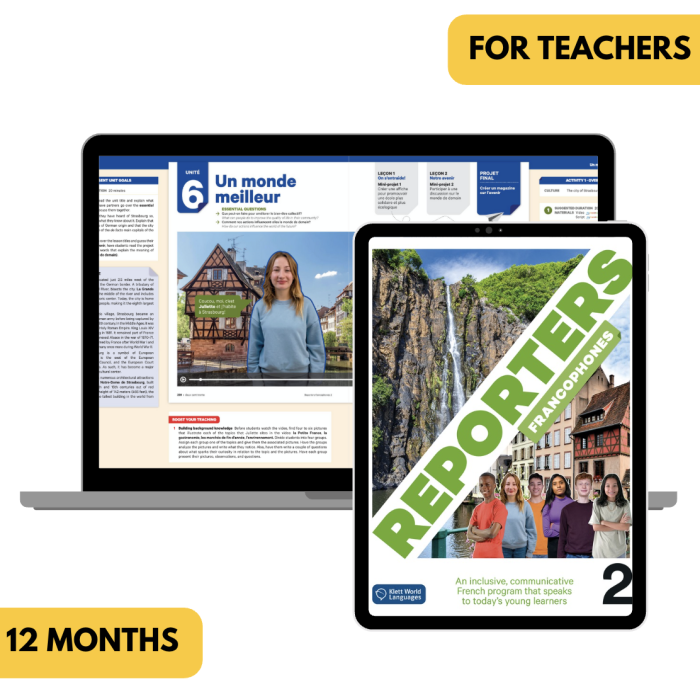 Reporters francophones 2: 12-Month The KWL Hub for Teachers (Canadian Ed.) Reporters francophones 2: 12-Month The KWL Hub for Teachers (Canadian Ed.)