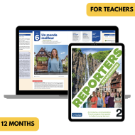 Reporters francophones 2: 12-Month The KWL Hub for Teachers (Canadian Ed.) Reporters francophones 2: 12-Month The KWL Hub for Teachers (Canadian Ed.)