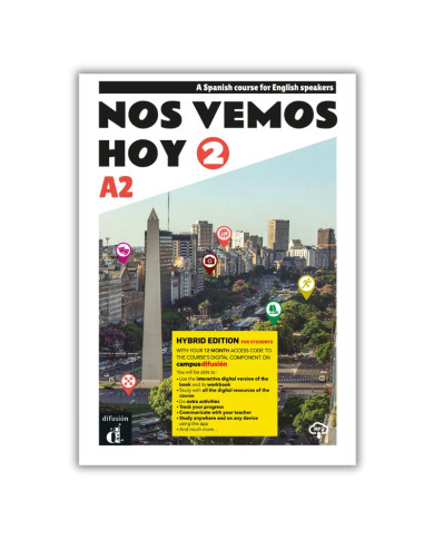copy of Nos vemos hoy 2 : Livre de l’élève + cahier d'exercices (édition anglophone)