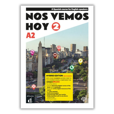 copy of Nos vemos hoy 2 : Livre de l’élève + cahier d'exercices (édition anglophone)