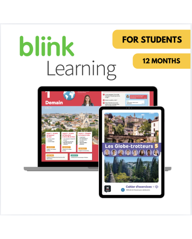 Les Globe-trotteurs 5: Livre numérique BlinkLearning (12 mois) – Élève