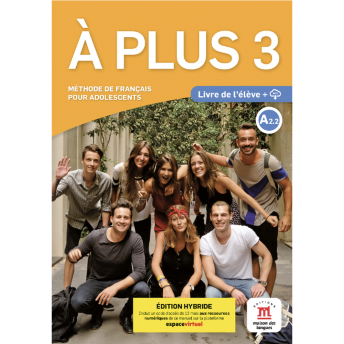 A plus 3: 12-Month Student Bundle (Espace Virtuel)