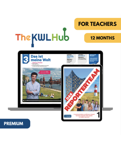 Das Reporterteam 1: Livre numérique The KWL Hub (12 mois) – Professeur