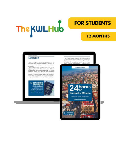 24 horas en Ciudad de México: Livre numérique The KWL Hub (12 mois) – Élève