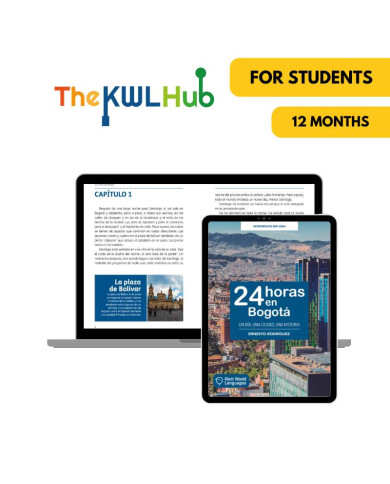 24 horas en Bogotá: Livre numérique The KWL Hub (12 mois) – Élève