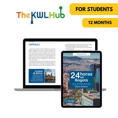 24 horas en Bogotá: Livre numérique The KWL Hub (12 mois) – Élève